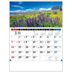 壁掛けカレンダー2024年 2024 Calendar 世界風景文字 フォト トーダン 写真 世界風景 実用 書き込み 令和6年暦