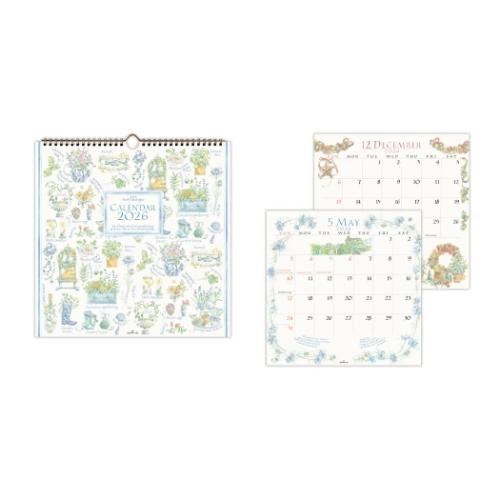 リングカレンダー大 壁掛けカレンダー2026年 2026 Calendar ハーブカタログ 日本ホールマーク スケジュ..