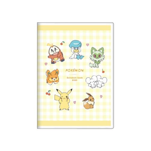 2026年月間ダイアリー B6マンスリー手帳2026 ポケットモンスター 集合 ポケモン サンスター文具 10月始..