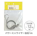 取寄品 パワーミニワイヤー自在 1m フレーム金具耐荷重:12kg