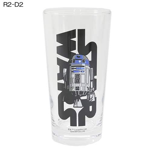 透明グラス 大 ガラスコップ スターウォーズ R2-D2 C-3PO ダースベイダー STAR WARS サンアート おしゃれ カッコイイ ギフト食器 映画