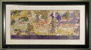 取寄品 和風アート 額付きポスター 郭子儀の宴 オリエンタル 浮世絵 インテリアグッズ