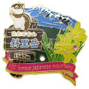 1段 ピンズ ピンバッジ 日本百名山 斜里岳 エイコー コレクションケース入り トレッキング 登山 メール便可 ベルコモン