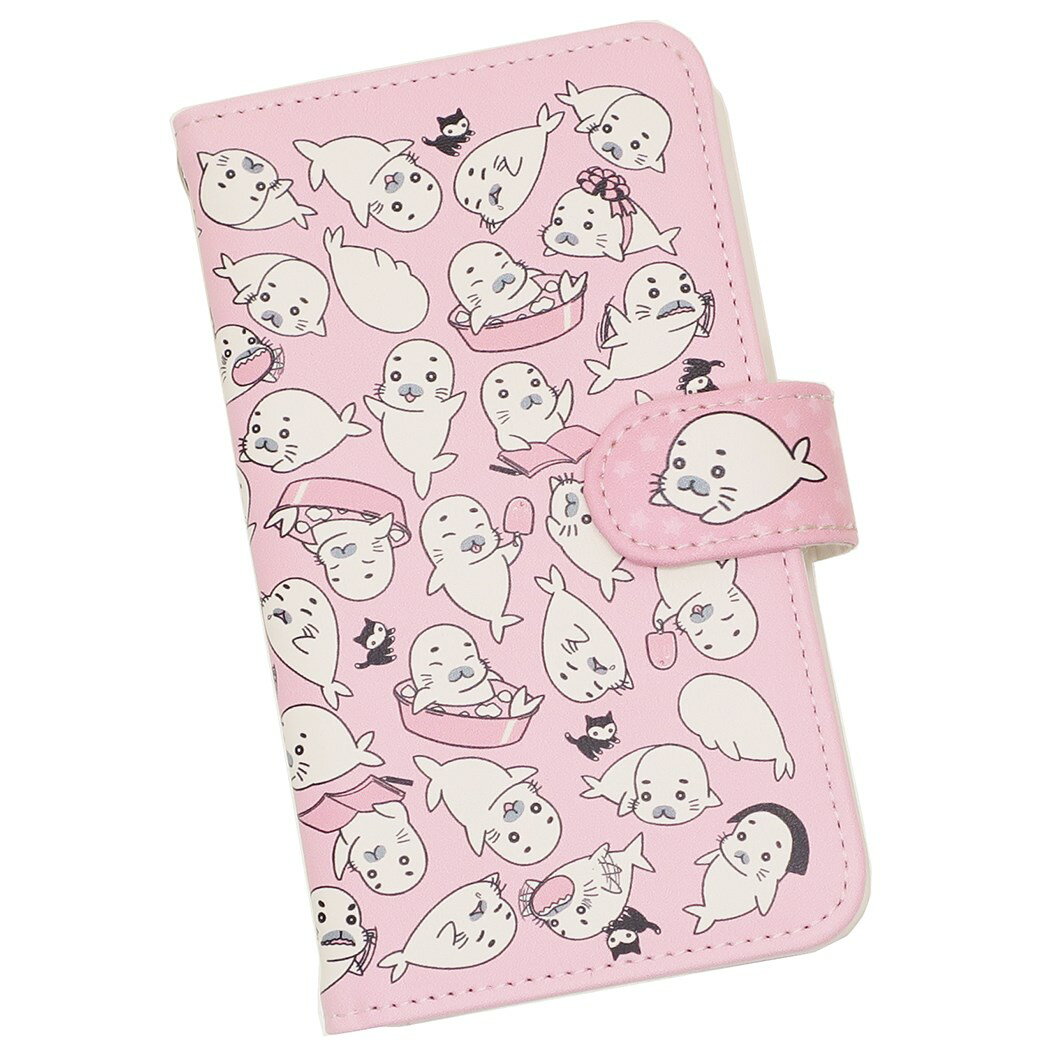 手帳型 マルチ フリップカバー スマホ 汎用ケース 少年アシベ GoGoゴマちゃん ゴマちゃんいっぱい スモールプラネット 多機種対応ジャケット アニメ メール便可のサムネイル