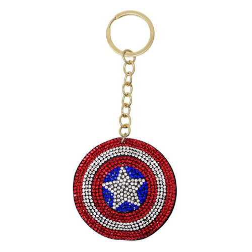 キャプテンアメリカ キーリング ジュエリー キーホルダー シールド マーベル ティーズファクトリー マスコット ギフト雑貨のサムネイル