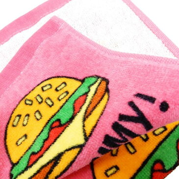 ウォッシュタオル YUMMY BURGER ハンドタオル オクタニコーポレーション 汗拭きタオル おもしろZAKKA メール便可 twcp 100円クーポン