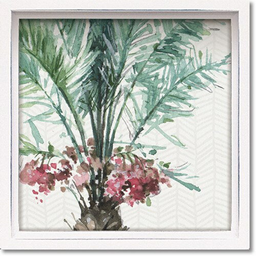 ロハス ミニアートフレーム ミックス グリーン1 リサ オーディット 静物画 13.5x13.5x3.5cm 額付き ポスター インテリアグッズ 取寄品