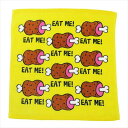 プリント ウォッシュ タオル ハンドタオル EAT ME MEAT オクタニコーポレーション 35x34cm 汗拭き タオル プチギフト メール便可