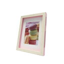Macaron frame マカロン フレーム フォトフレーム Pink 2L(L判サイズマット付) 美工社 15.3x20.5x2.5cm マット付き ギフト...