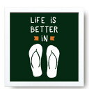 SIGN FRAME カフェ インテリア サインフレーム Life isi Better 美工社 額装品 ギフト 装飾インテリア 取寄品 ベルコモン