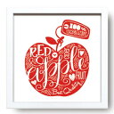 SIGN FRAME カフェ インテリア サインフレーム Red Apple 美工社 額装品 ギフト 装飾インテリア 取寄品 ベルコモン