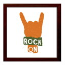 SIGN FRAME カフェ インテリア サインフレーム Rock On 美工社 額装品 ギフト 装飾インテリア 取寄品 ベルコモン