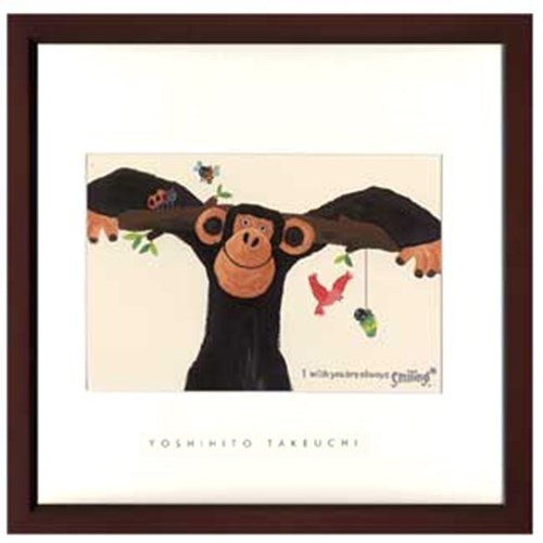 Yoshihito Takeuchi 動物 アート 武内祐人 Square Frame 美工社 額装品 ギフト 装飾インテリア 取寄品 ..