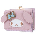 ミニウォレット 三つ折り がまぐち財布 マイメロディ フェイスデザイン サンリオ アルディ かわいい ギフト 雑貨