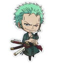 ミニシール ダイカット 防水 mini ステッカー ワンピース ゾロ ONE PIECE ゼネラルステッカー 耐水耐光 DECOシール アニメ メール便可