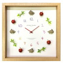 送料無料 Display Clock 掛け時計 ディスプレイクロック Hedgehog-3 美工社 CDC-52837 32x32x5.5cm ギフト 可愛いイ...
