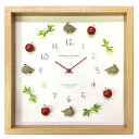 【送料無料】Display Clock 掛け時計 ディスプレイクロック Hedgehog-3 美工社 CDC-52837 32×32×5.5cm ギフト 可愛いインテリア通販 【取寄品】おしゃれ 置き時計 置時計 生活雑貨 家具 一人暮らし 可愛らしい動物たちがお部屋を楽しくします。時計は安心の日本製です。■サイズ：約320×320×55mm■重量：約1300g■主要素材：MDF・ガラス・ポリエステル・レジン・紙■生産国：日本【お取り寄せ】こちらの商品はお取り寄せ商品です。約3日〜10日の日数をご了承下さい。▼