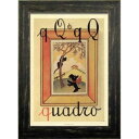 Italian Vitage Poster 額装品 イタリアンヴィンテージポスター quadro 美工社 ZIV-51350 額付き レトロインテリア 取寄品