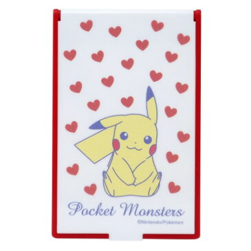 スタンドカードミラー S 手鏡 ポケモン ピカチュウ ハート ポケットモンスター スモールプラネット 身だしなみ 化粧お直し 通販 メール便可