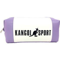 KANGOL SPORT コスメポーチ パステルトリコ 長角 ポーチ パープル カンゴール ティーズファクトリー 小物入れ おしゃれ ファッショングッズ ベルコモン