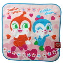 ハンカチタオル ギフトBOX ミニタオル アンパンマン ドキンちゃん チーム バンダイ 25x25cm プレゼント アニメ通販