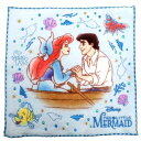 全面 刺繍 ハンカチタオル ミニタオル リトルマーメイド アリエル シェルデイズ ディズニープリンセス 丸眞 25x25cm プレゼント 通販 メール便可(4)