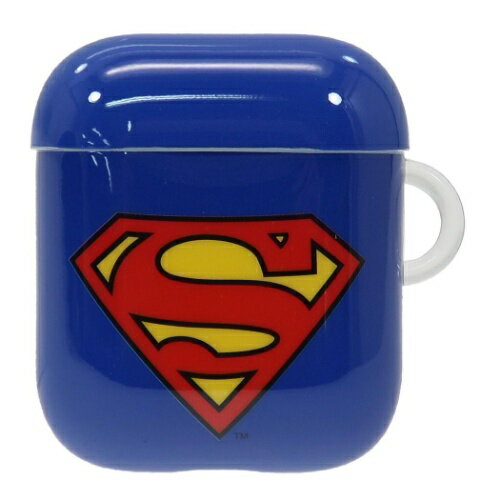 スーパーマン AirPodsソフトケース エアーポッズケース SUPERMAN マーク DCコミック グルマンディーズ イヤホンケース プレゼント ベルコモン