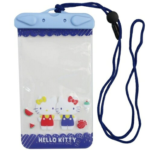 ウォータープルーフポーチ 防水スマホポーチ ハローキティ サンリオ グルマンディーズ 防水規格 IPX6適合のサムネイル