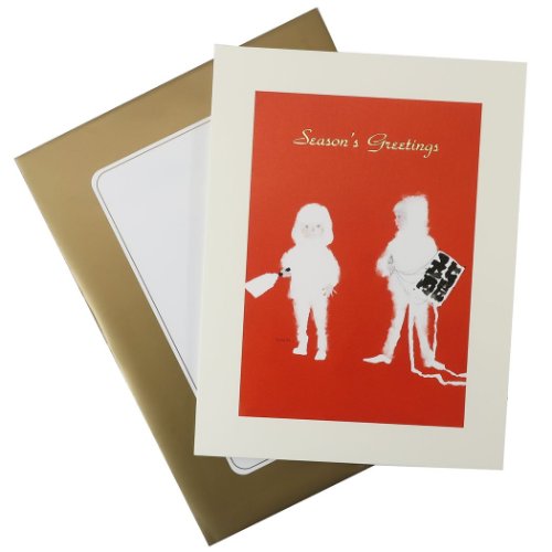 ギフトカード グリーティングカード いわさきちひろ 凧と羽子板 APJ 封筒付き お正月ギフト メール便可