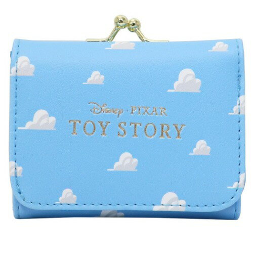 ミニウォレット 三つ折りコンパクト財布 トイストーリー 雲柄 ディズニー マリモクラフト プレゼントのサムネイル