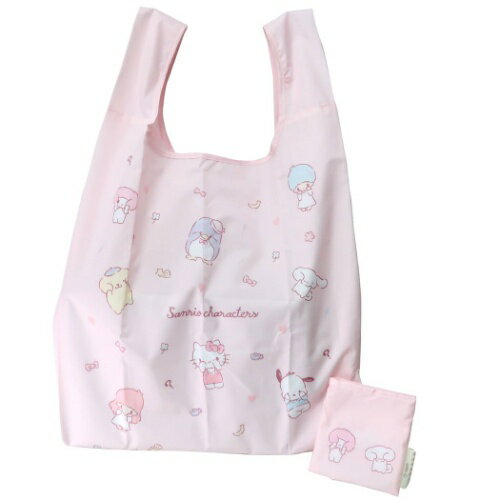 折りたたみ ショッピングバッグ エコバッグ サンリオキャラクターズ いないいない サンリオ 丸眞 お買い物かばん メール便可