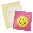 抗菌マスクケース付き カード グリーティングカード スマイリーフェイス ビッグスマイリー Smiley Face オリエンタルベリー しあわせますく堂 メール便可