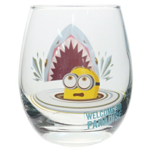 ミニオンズ ガラスコップ 3D グラス ジョーズ ユニバーサル映画 サンアート 330ml キャラクター グッズのサムネイル