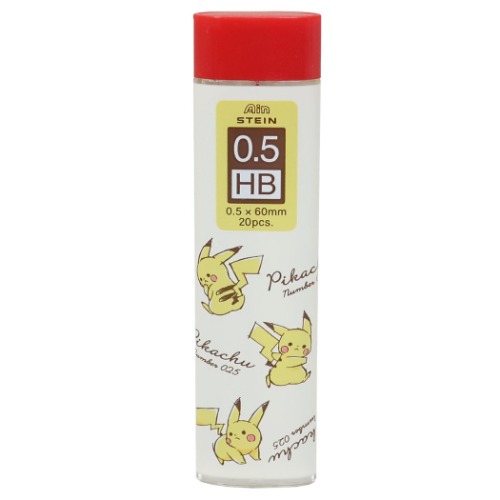 シャープペン替え芯 Ainシュタイン替芯 0.5mm HB ポケットモンスター ピカチュウ チラシ ポケモン カミオジャパン ぺんてる メール便可文具 文房具 おしゃれ 仕事 学校 社会人 シャーペン大人気POCKET MONSTERの可愛らしい新作ステーショナリーこちらはとっても可愛い[シャープペン替え芯セット]ペンケースの中に入れても邪魔になりにくいスリムケースの中に替え芯が20本入っています。かわいい文房具いろいろあるのでお気に入りを揃えてくださいサイズ：約20x79x7mm（HB 0.5mm芯20本入り）製造元：ぺんてる[Made in Japan]▼