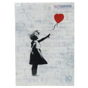 ファイル A4 シングル クリアファイル バンクシー Balloon Girl Banksy ゼネラルステッカー プレゼント 文具 コレクション おしゃれ ART オフィシャル メール便可