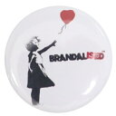 22mm 豆 缶バッジ 缶バッジ バンクシー Balloon Girl Banksy ゼネラルステッカー カンバッジ コレクション雑貨 ART オフィシャル メール便可