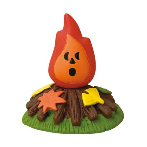 落ち葉の焚き火 マスコット いもくりこんこん みのりの秋 concombre デコレ インテリア プレゼント かわいいのサムネイル