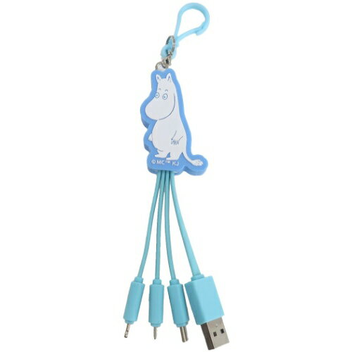 マルチ 充電コード 充電ケーブル ムーミン Moomin 北欧 カミオジャパン プレゼント メール便可のサムネイル