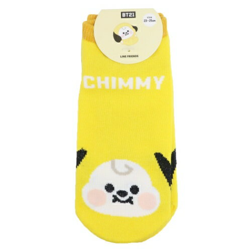 レディースソックス 女性用 靴下 BT21 CHIMMY LINE FRIENDS カミオジャパン プレゼント 商品 メール便可