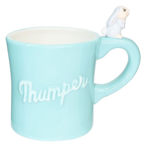 フィギュア付き 磁器製MUG マグカップ バンビ とんすけ ディズニー サンアート 390mlのサムネイル