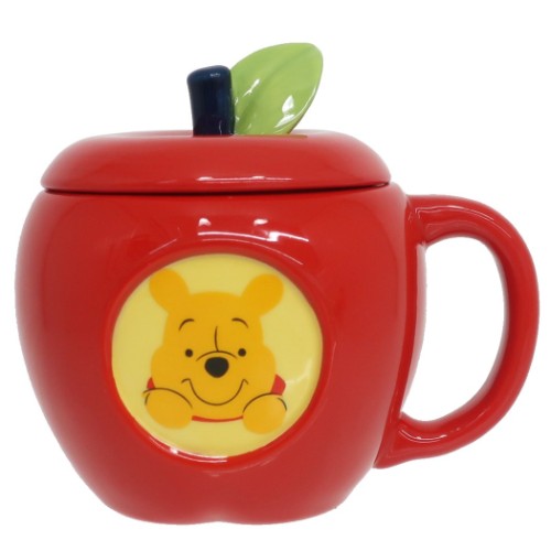 フタ付き マグ マグカップ くまのプーさん リンゴ ディズニー サンアート 340ml 食器 プレゼント ギフトのサムネイル