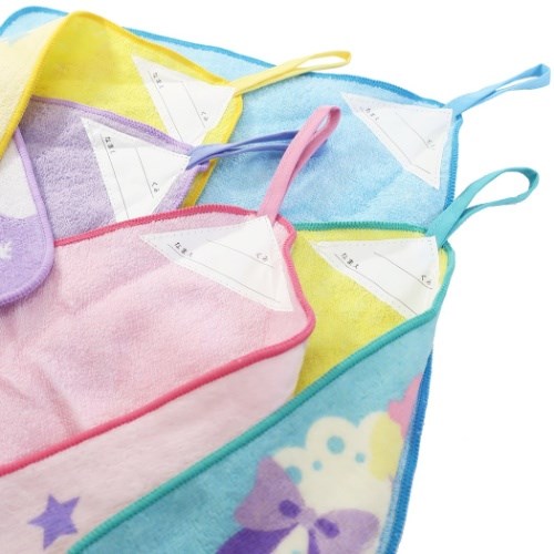 幼稚園 ループ付き ハンドタオル 5枚セット ループタオル ピッコリーノ ファンシードリーム Piccolino 丸眞 入園入学準備雑貨 メール便