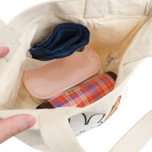 ミニトートバッグ ランチバッグ ミッフィー ミッフィーフェイス さがら刺繍 ディックブルーナ マリモクラフト お弁当かばん 絵本