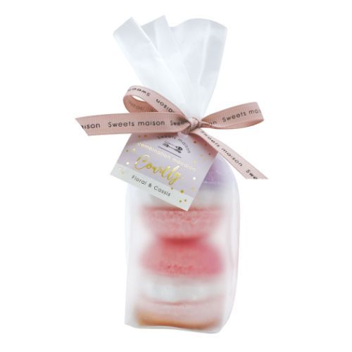 コンビネーションマカロン バスフィズ 2個セット コートリー 入浴剤 スウィーツメゾン フローラル&カシス ノルコーポレーション プチギフト プレゼント おしゃ...