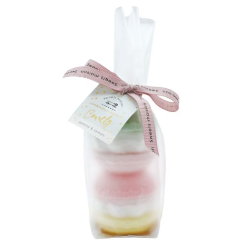 コンビネーションマカロン バスフィズ 2個セット コートリー 入浴剤 スウィーツメゾン ジャスミン&レモン ノルコーポレーション プチギフト プレゼント おしゃ...