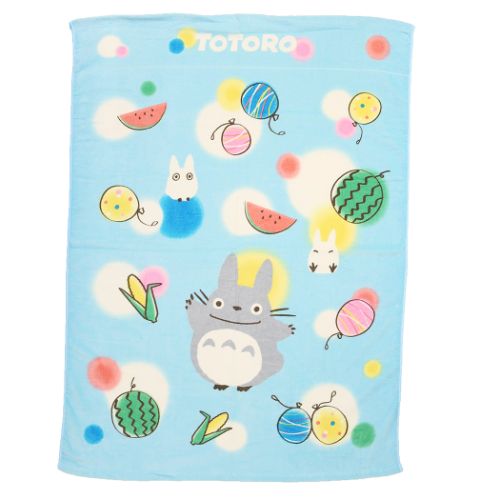 お昼寝ケット キッズ タオルケット となりのトトロ トトロと夏休み スタジオジブリ 丸眞 子供用夏用寝..