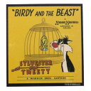 ダイカット ビニール ステッカー ルーニーテューンズ ビッグシール 鳥かご LOONEY TUNES スモールプラネット デコシール 耐水性 メール便可