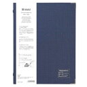 2mm grid binder A5 8穴 ルーズリーフバインダー kleid クレイド Navy 新日本カレンダー 方眼ノート おしゃれ文具 大人 仕事 ビジネス シンプル メール便可