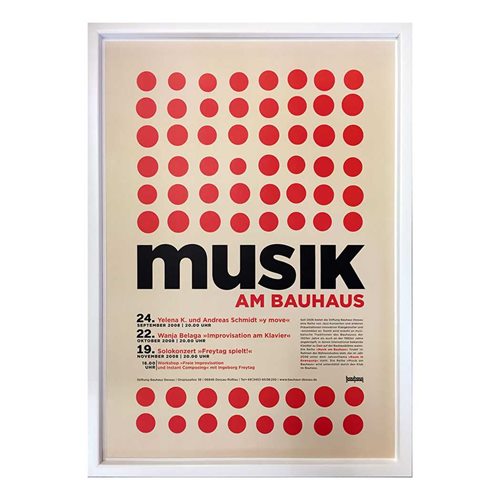 Musik am Bauhaus2 アートポスター バウハウス Bauhaus 美工社 IBH-70044 額付アートフレーム インテリア 取寄品【プレゼント】ベルコモン