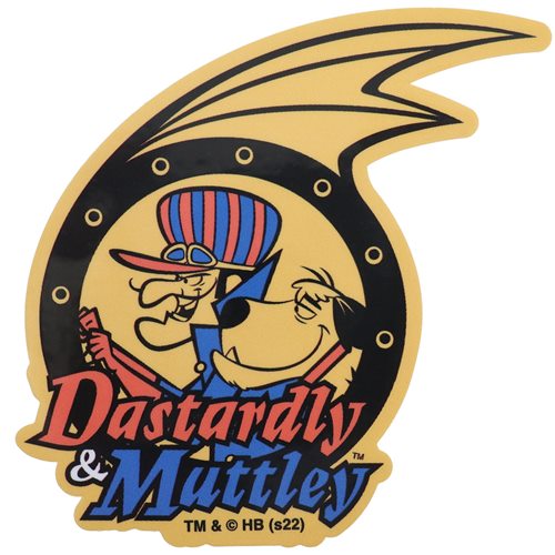 ダイカットビニールステッカー ビッグシール チキチキマシン猛レース コンビ ワーナーブラザース スモールプラネット デコシール 耐水性 メール便可